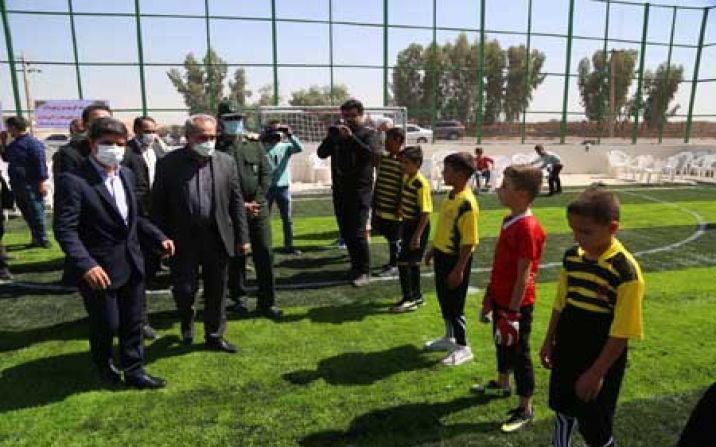زمین چمن روستای علی آباد انقلاب جعفریه به بهره برداری رسید زمین چمن روستای علی آباد انقلاب جعفریه به بهره برداری رسید